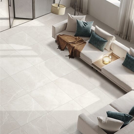 Marbella Pulpis Bianco / Carving (60x60 cm) — SEK/m²